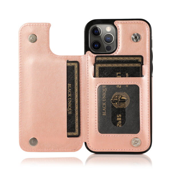Phone Case Embossed Mobile Phone Leather Case Mandala Card Holder - Image 2