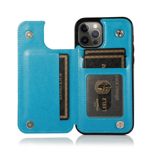 Phone Case Embossed Mobile Phone Leather Case Mandala Card Holder - Image 7