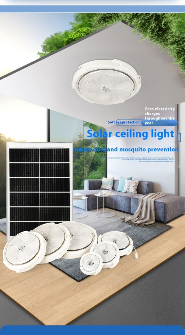 Solar Ceiling Lamp LED Home Indoor And Outdoor Lighting - Image 9